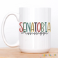 Muted Custom City/State Coffee Mug