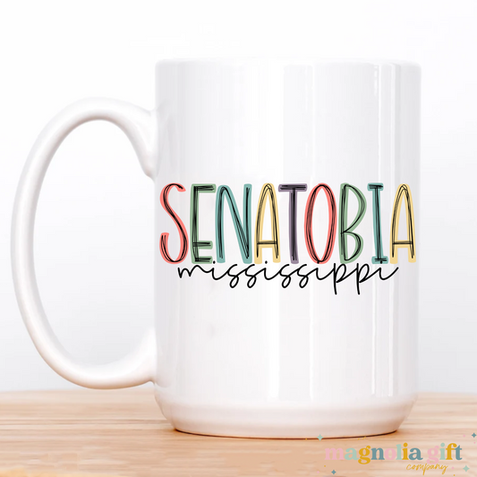 Muted Custom City/State Coffee Mug