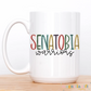 Muted Custom Mascot Coffee Mug