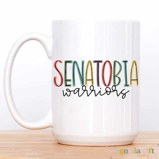 Muted Custom Mascot Coffee Mug