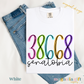 Neon Zip Code/City Tee