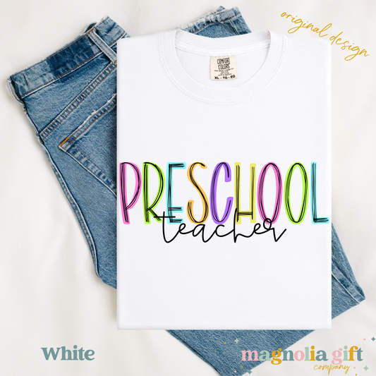 Neon Custom Grade/Teacher Tee