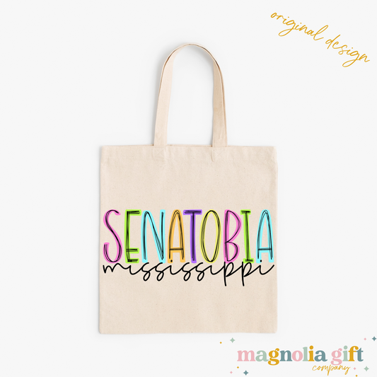 Neon City/State Tote Bag