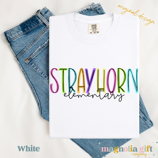 Neon Custom School Tee