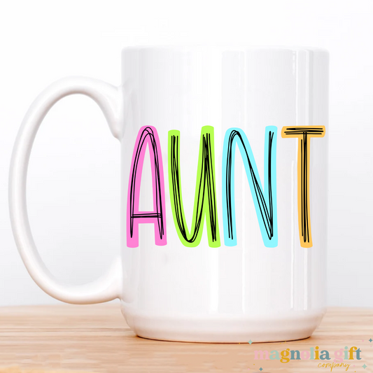 Neon Family Title Coffee Mug