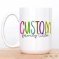 Neon Family Title Coffee Mug