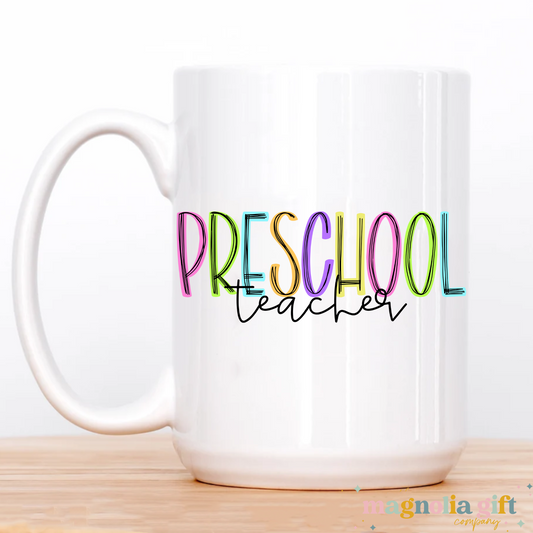 Neon Grade/Teacher Coffee Mug