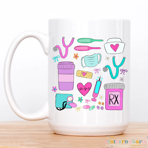 Nurse Art Coffee Mug