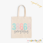 Pastel Watercolor Zip/City Tote Bag