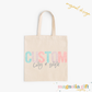 Pastel Watercolor City/State Tote Bag