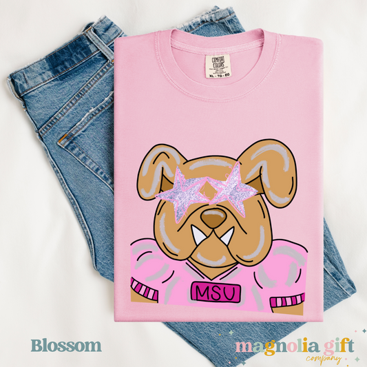 Pink Bulldogs Tee