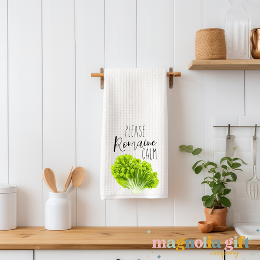 Please Romaine Calm Tea Towel
