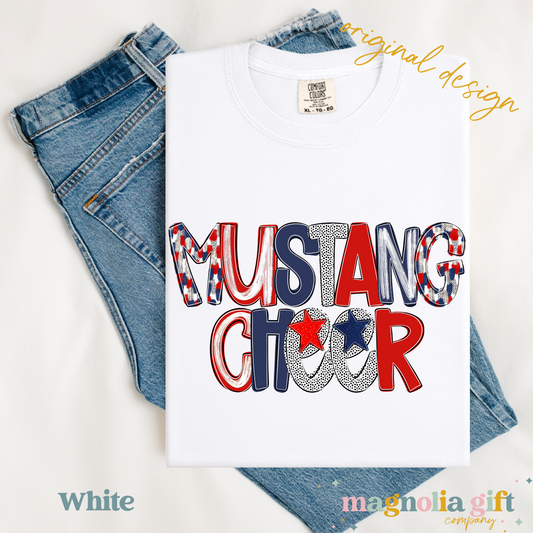 Poppy Mustang Cheer Tee