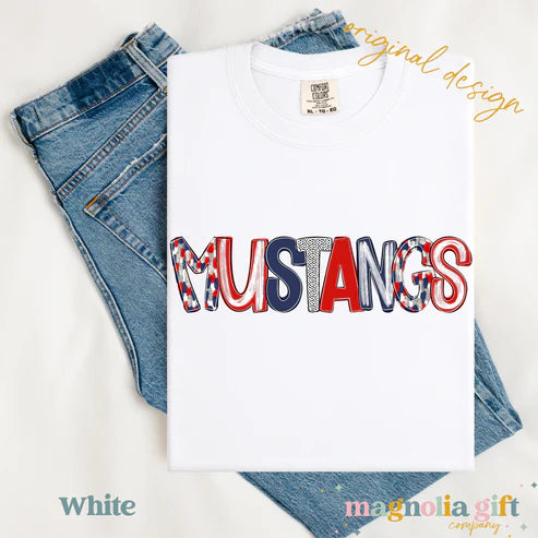 Poppy Mustangs Tee