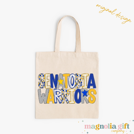 Poppy Senatobia Warriors Tote Bag