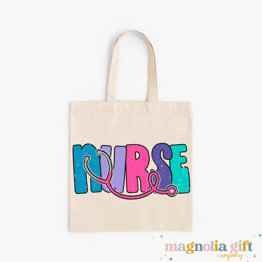 Retro Nurse Tote Bag