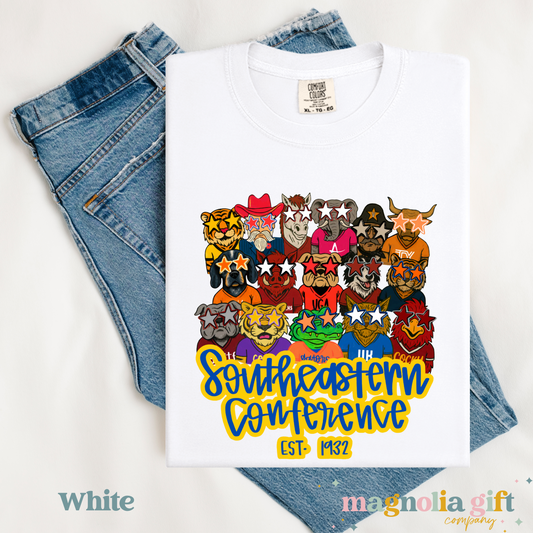 SEC Mascots Tee
