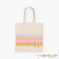 Stacked City/State Tote Bag