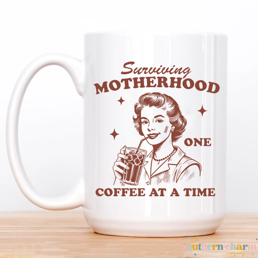 Surviving Motherhood Coffee Mug
