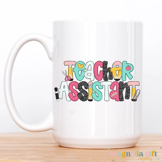 Teach Alpha Teacher Assistant Coffee Mug