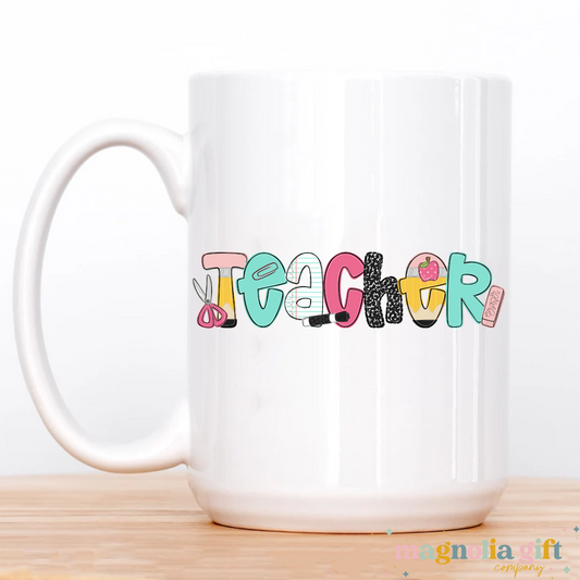 Teach Alpha Teacher Coffee Mug