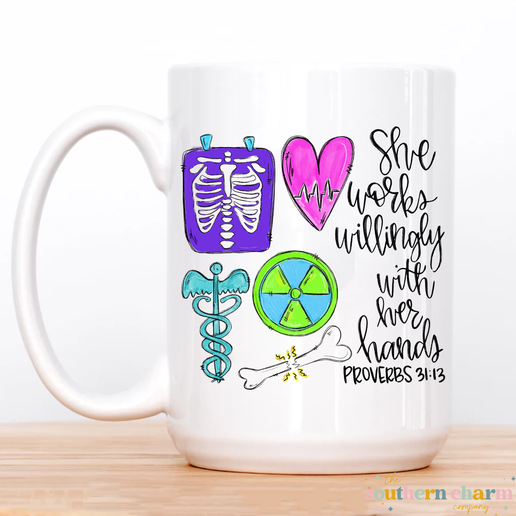 Works Willingly-Radiology Coffee Mug