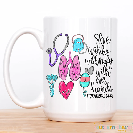 Works Willingly-Respiratory Coffee Mug