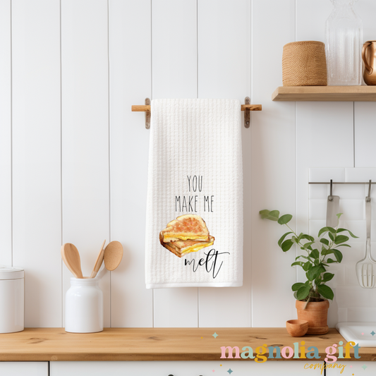 You Make Me Melt Tea Towel