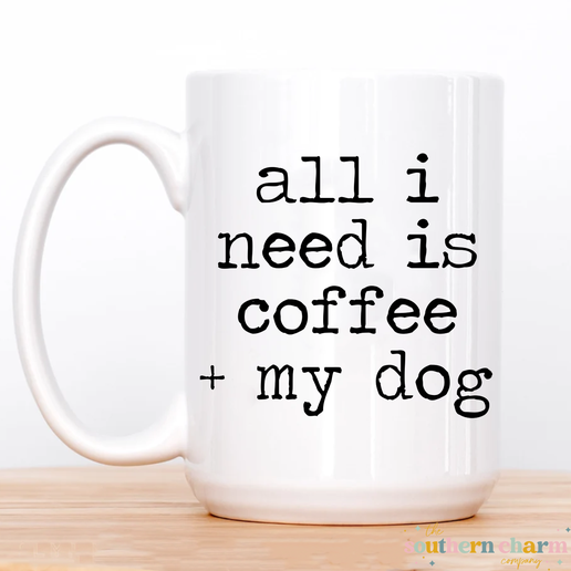 Coffee + My Dog Coffee Mug